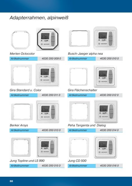 Becker Centronic Katalog - auf enobi.de