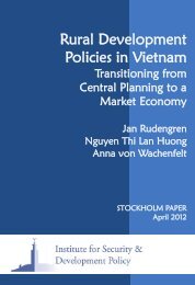 Rural Development Policies in Vietnam - International Support Group