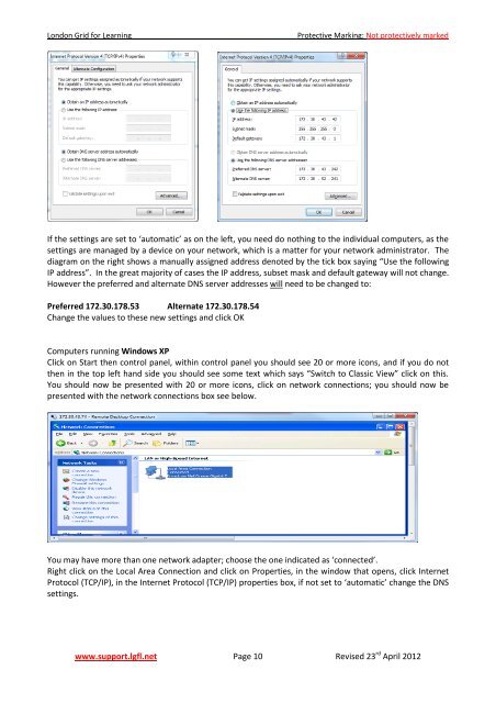 LGfL 2.0 Transition Technical Guide for Schools