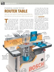 ROUTER TABLE - Woodsmith Woodworking Seminars