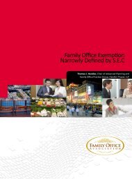 Family Office Exemption Narrowly Defined by SEC - the Family ...