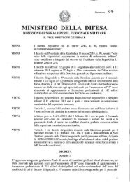 Decreto approvazione graduatoria Pagg 1-30 - Carabinieri