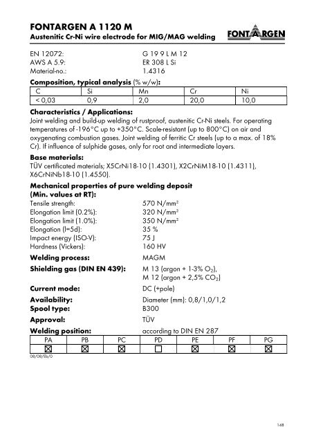 FONTARGEN A/AF 314