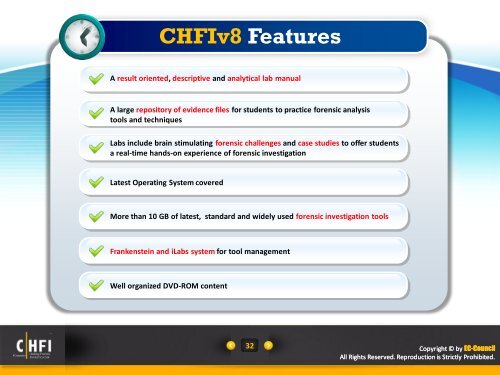 What is new in CHFI v8 Module - SSE