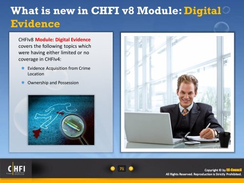 What is new in CHFI v8 Module - SSE
