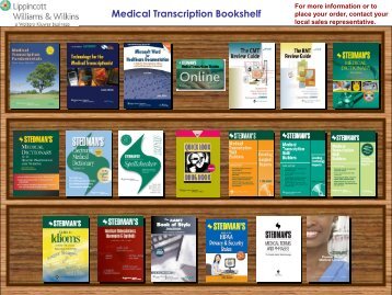 Medical Transcription Bookshelf