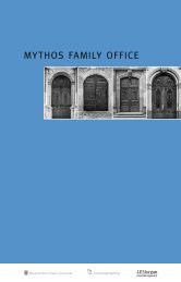 MYTHOS FAMILY OFFICE - Bayerischen Finanz Zentrum