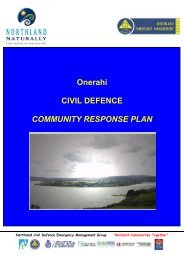 Onerahi Community Response Plan - Whangarei District Council