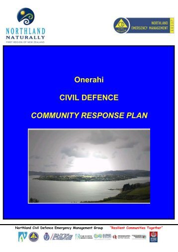 Onerahi Community Response Plan - Whangarei District Council