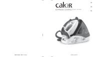 Mode d'emploi Centrales Vapeur Centrale vapeur Express ... - Calor