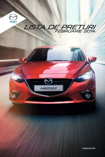 Lista de preturi - Mazda