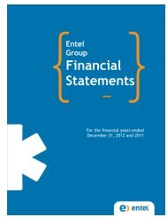 Financial Statements - Entel
