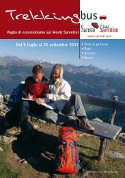 Dal 9 luglio al 25 settembre 2011 Trekkingbus - Sarntal