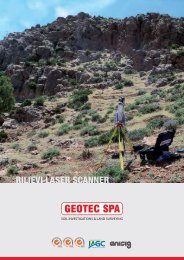 Geotec SpA Laser Scanner Brochure