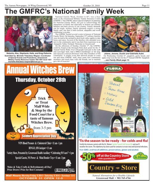 Oct 25 2010 - The Aurora Newspaper