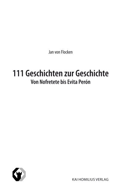 Jan von Flocken • 111 Geschichten zur Geschichte