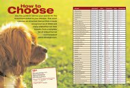 Choose Use this guide to narrow your search for the ... - Dog Channel