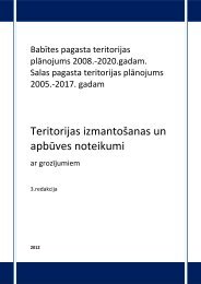 Teritorijas izmantoÅ¡anas un apbÅ«ves noteikumi