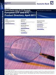 researchglobal 9 5 2011 - ETFs - Deutsche Bank