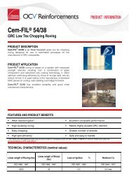 Cem-FIL® 54/38 - OCV Reinforcements