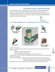 Rack and Pinion Lubrication System - Andantex USA Inc.