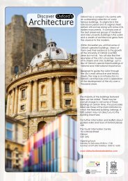 Discover Oxford's Architecture - Oxford Preservation Trust