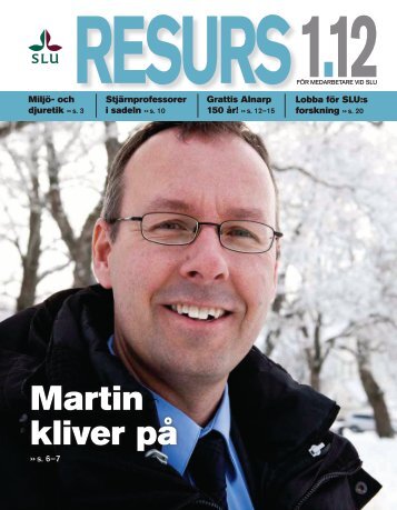 Martin kliver pÃ¥ - Medarbetarwebb - SLU