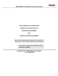 TB 43-0209 DEPARTMENT OF THE ARMY TECHNICAL BULLETIN ...