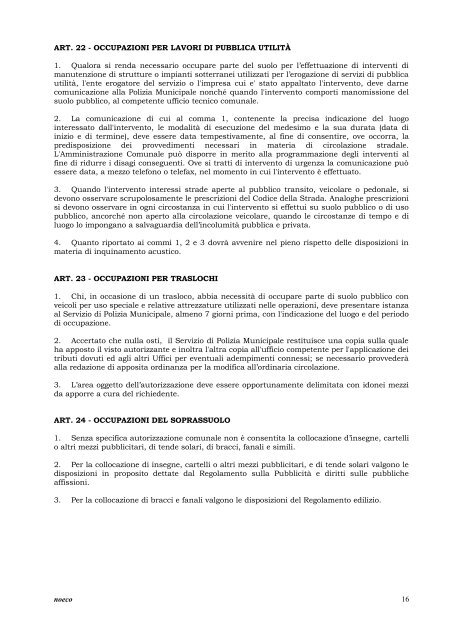 REGOLAMENTO POLIZIA LOCALE - Comune di Cogorno