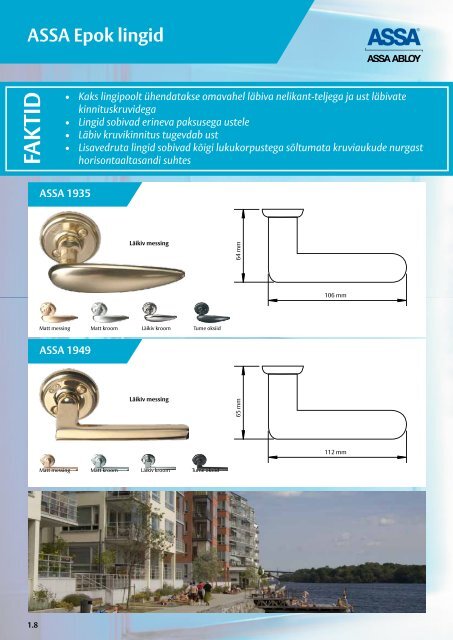 ASSA ABLOY Baltic linkide kataloog 2011