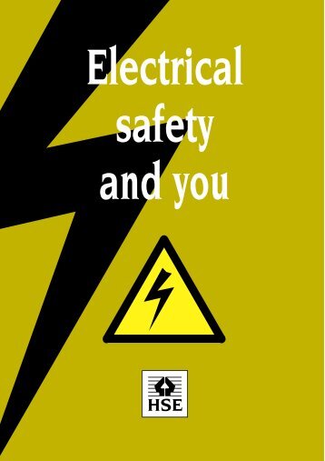 INDG 231 - Electrical safety and you - Torbay Council