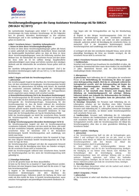 VB-ERV JV 2009 - Europ Assistance