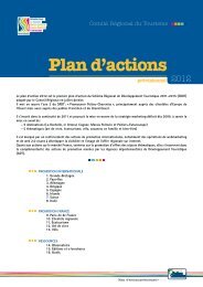 Plan d'actions - Le site dédié aux acteurs du tourisme en Poitou ...