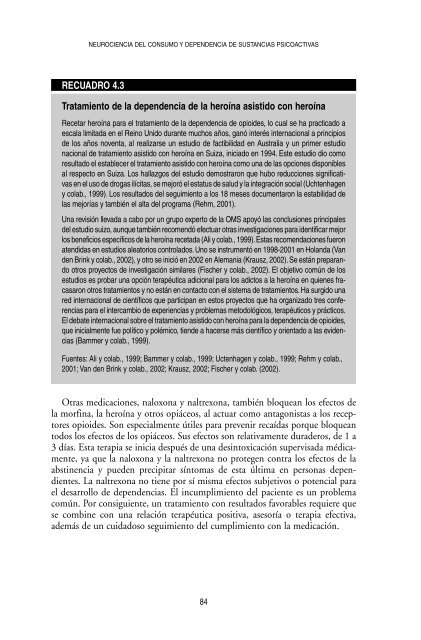 Neurociencia del consumo y dependencia de sustancias psicoactivas