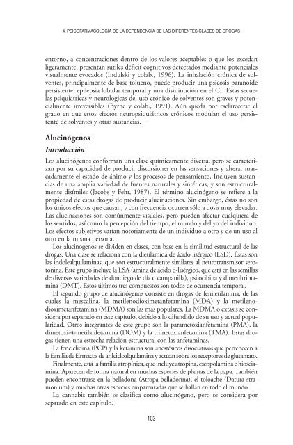 Neurociencia del consumo y dependencia de sustancias psicoactivas