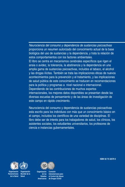 Neurociencia del consumo y dependencia de sustancias psicoactivas