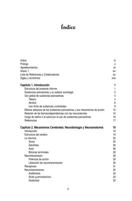 Neurociencia del consumo y dependencia de sustancias psicoactivas