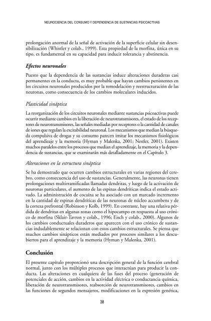 Neurociencia del consumo y dependencia de sustancias psicoactivas