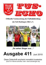 Ausgabe 411 - TuS Hattingen 1863 eV