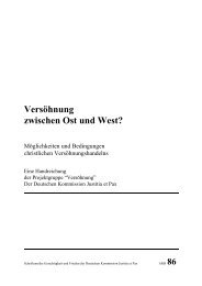 Justitia et Pax: VersÃƒÂ¶hnung zwischen Ost und West - Katholisch.de