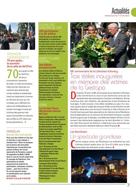 Magazine 223-septembre-octobre 2012 - Annecy