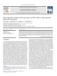 Short range DFT combined with long-range local RPA ... - CRM2