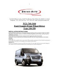 W21-760-3446 Ford Transit (Front Wheel Drive) Type 330-350