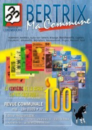 Revue Communale de Bertrix 