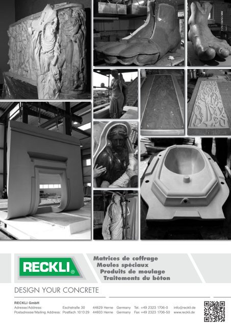 ProcÃƒÂ©dÃƒÂ©s de moulage et reproductions - RECKLI GmbH: Home