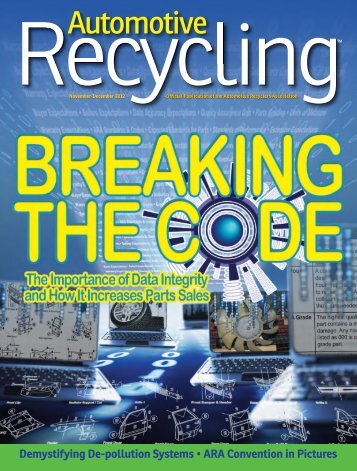 November-December 2012 - Automotive Recyclers Association