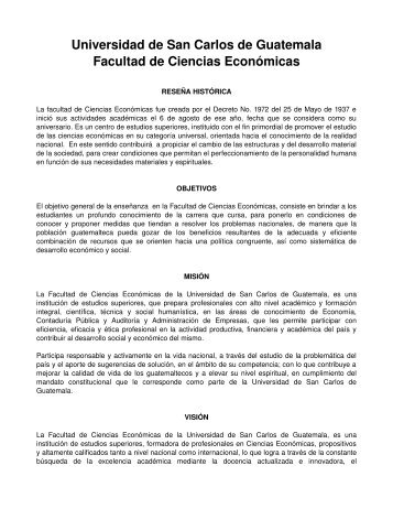 pensum economicas - Rescate Estudiantil