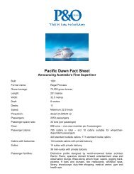 Pacific Dawn Fact Sheet