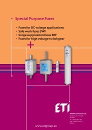 Special Purpose Fuses - Eti