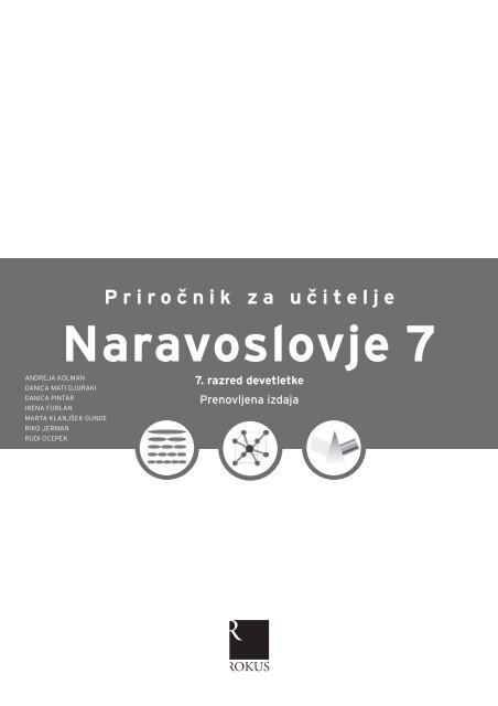 Naravoslovje 7 - priroÄ nik za uÄ itelja